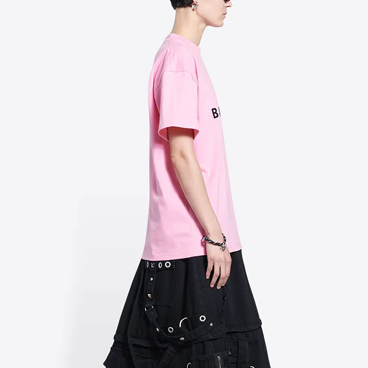 Balenciaga Regular T-Shirt Women's Pink Regular Fit-4