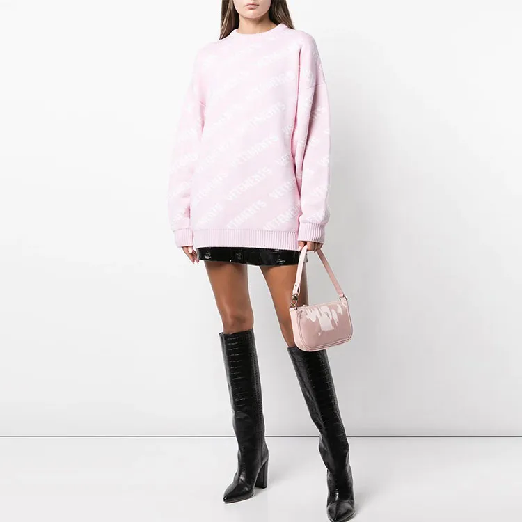 Vetements Monogram Knitted Jumper-4