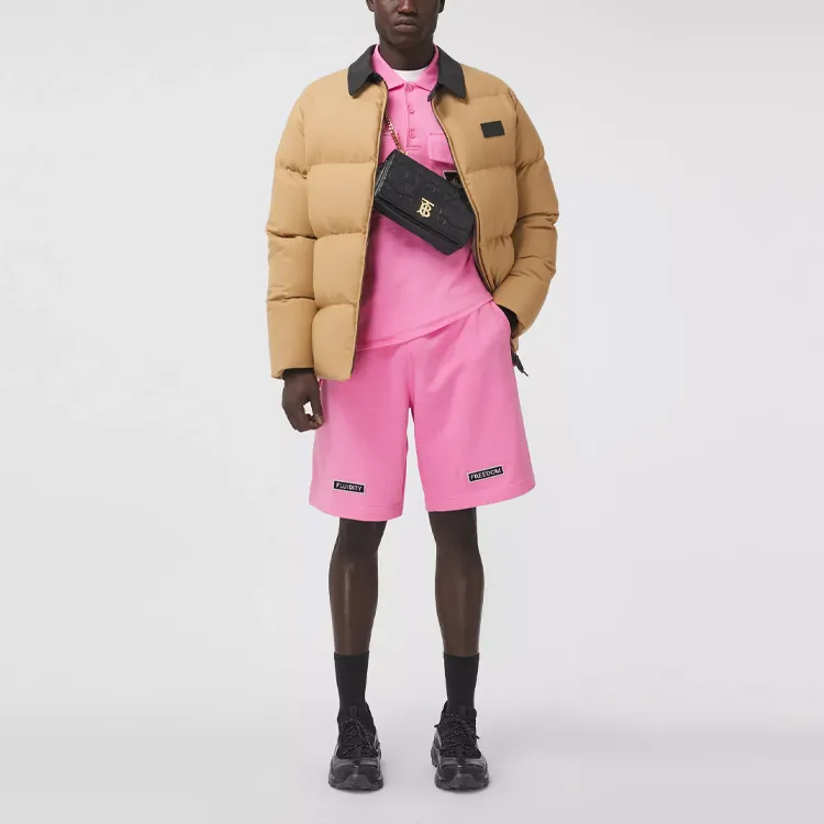 Burberry Bubblegum Badge Applique Polo-2