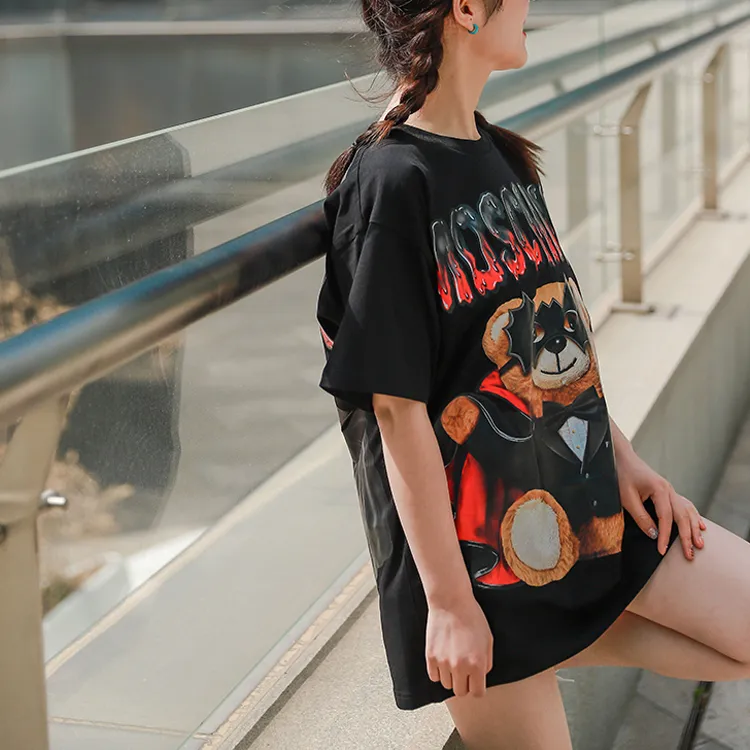 MOSCHINO T Shirts Women's Black-5