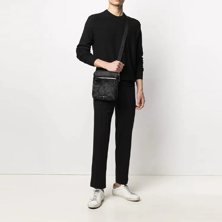EMPORIO ARMANI Sweaters Men Black-1