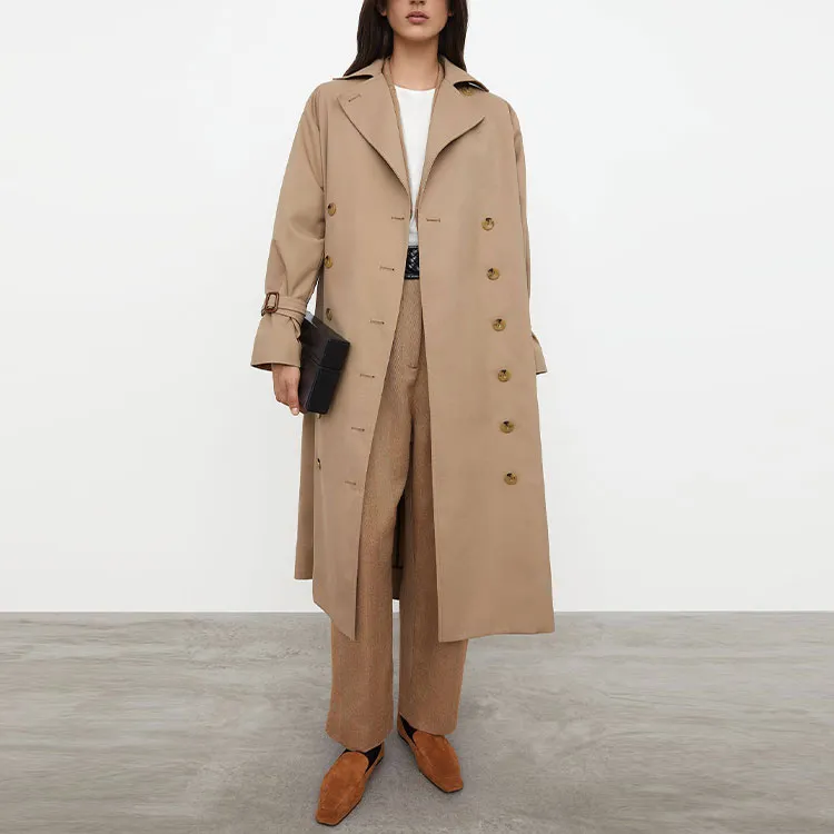 TOTEME Double breasted Mid length Coat-4