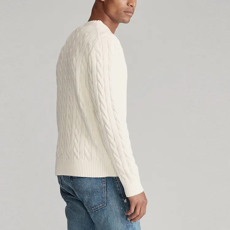 Polo Ralph Lauren SS21 Sweater Men's Ecru-2