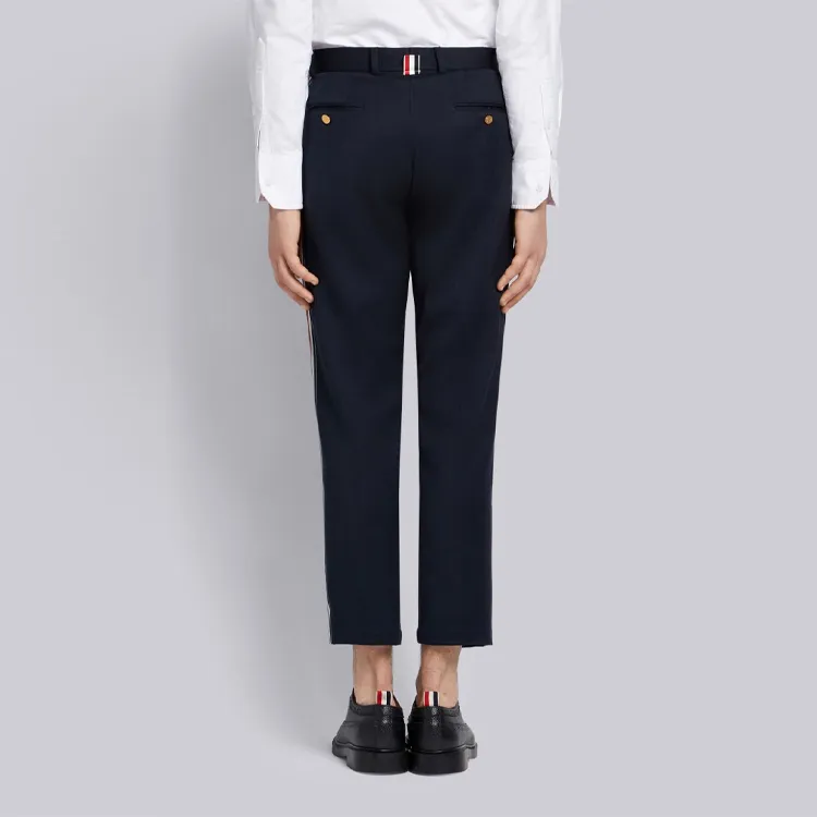 THOM BROWNE· Casual Pants Men's Marine Blue-3