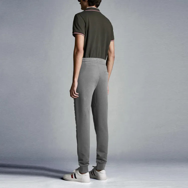 Moncler FW21 Knitted Sweatpants Men Gray-2