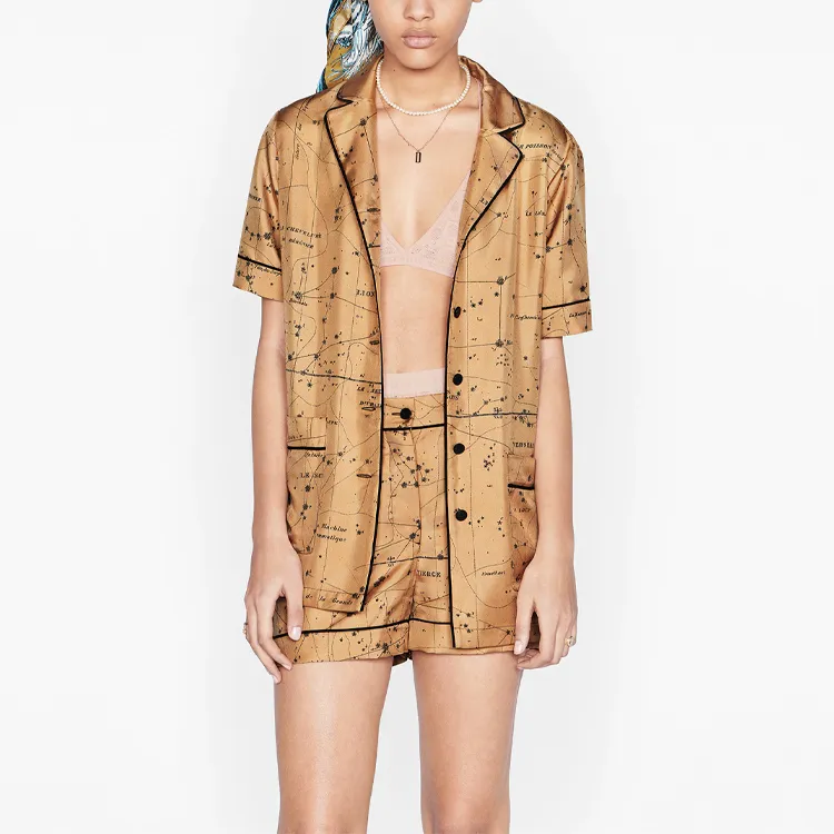 DIOR Quarterly New Products Casual Shorts Women's Yellow-4