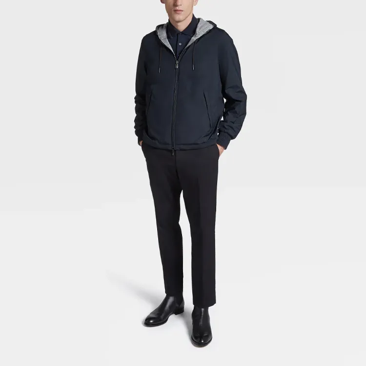 Zegna SS21 Polo Shirt Men's Blue-1