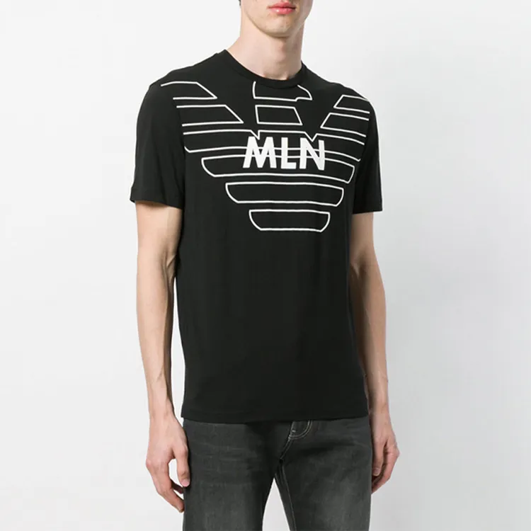 EMPORIO ARMANI T Shirts Men Black-3