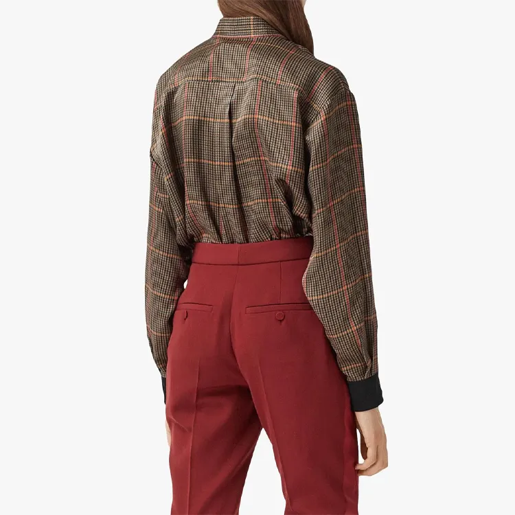 Burberry Shirts Women's Dark Brown-3