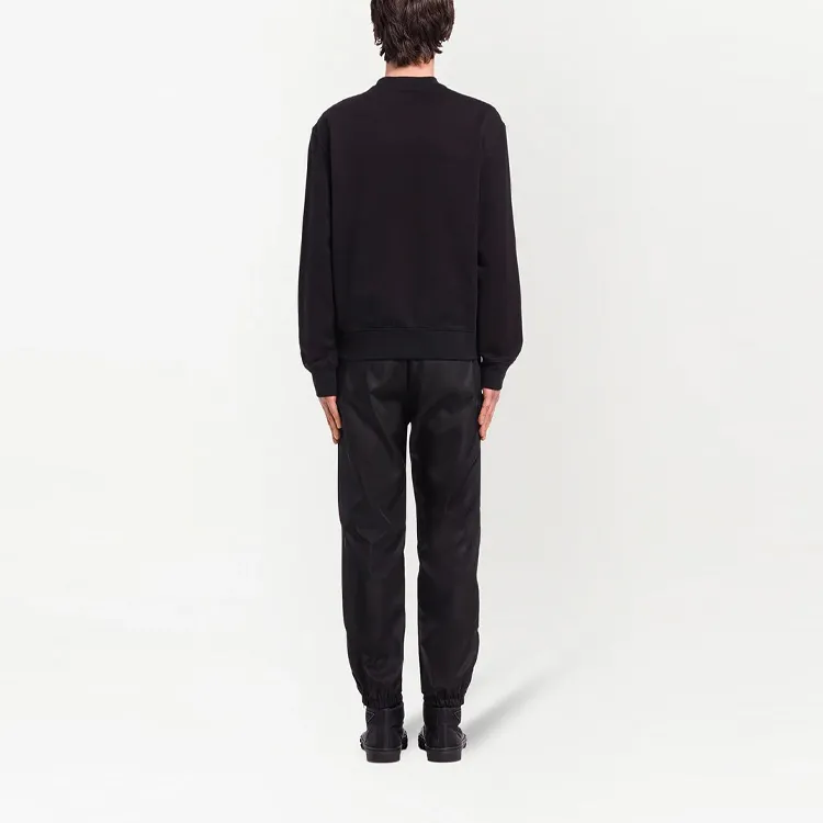 PRADA Sweatshirts Men Black-2