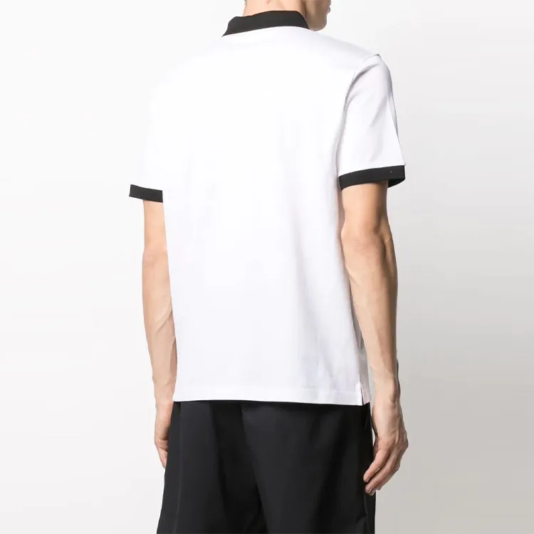 PRADA Polo Shirts Men White-2