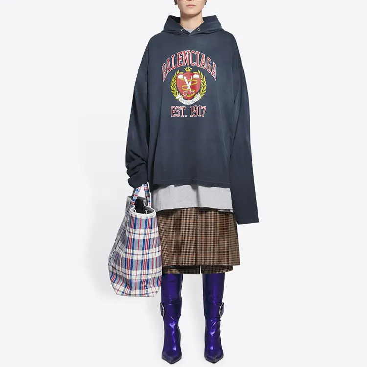 Balenciaga T-Shirts Women's Blue-2