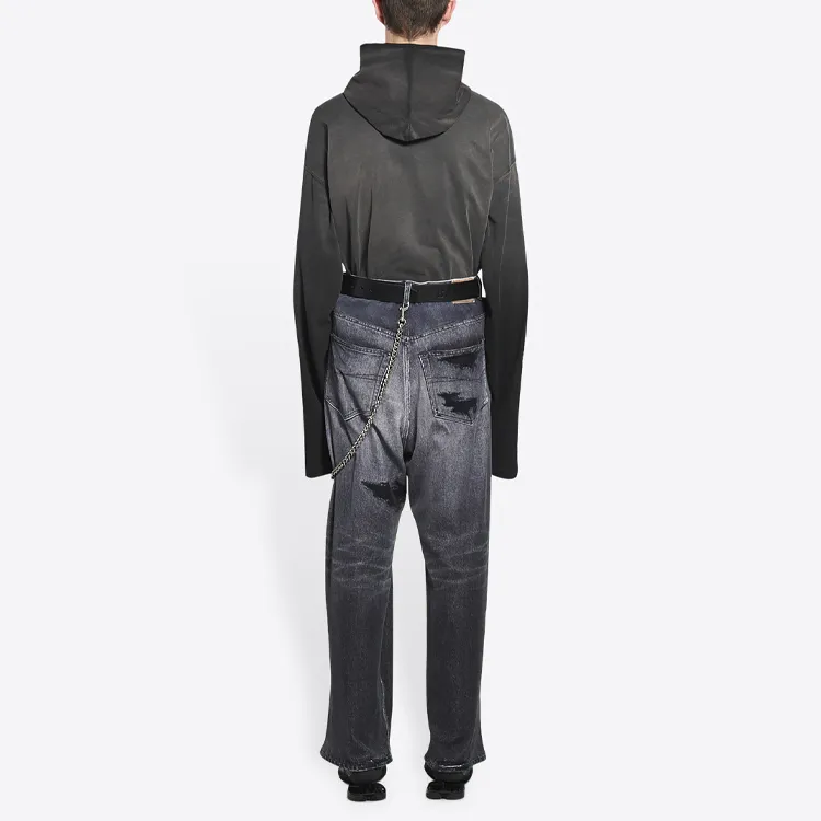 Balenciaga Trompe L'Œil Large Baggy Trousers-3