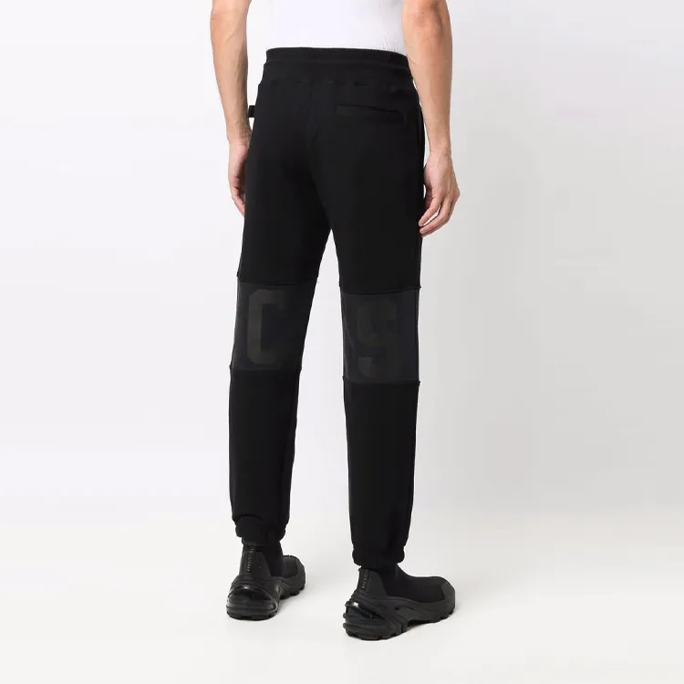 GCDS Knitted Sweatpants Men Black-1