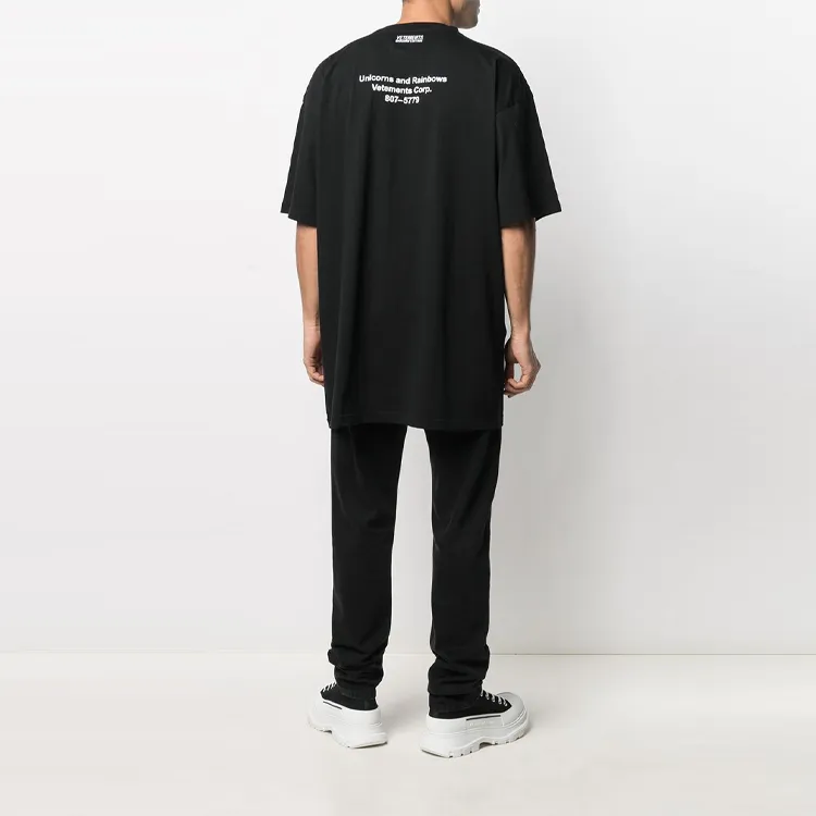 Vetements T Shirts Unisex Black-4