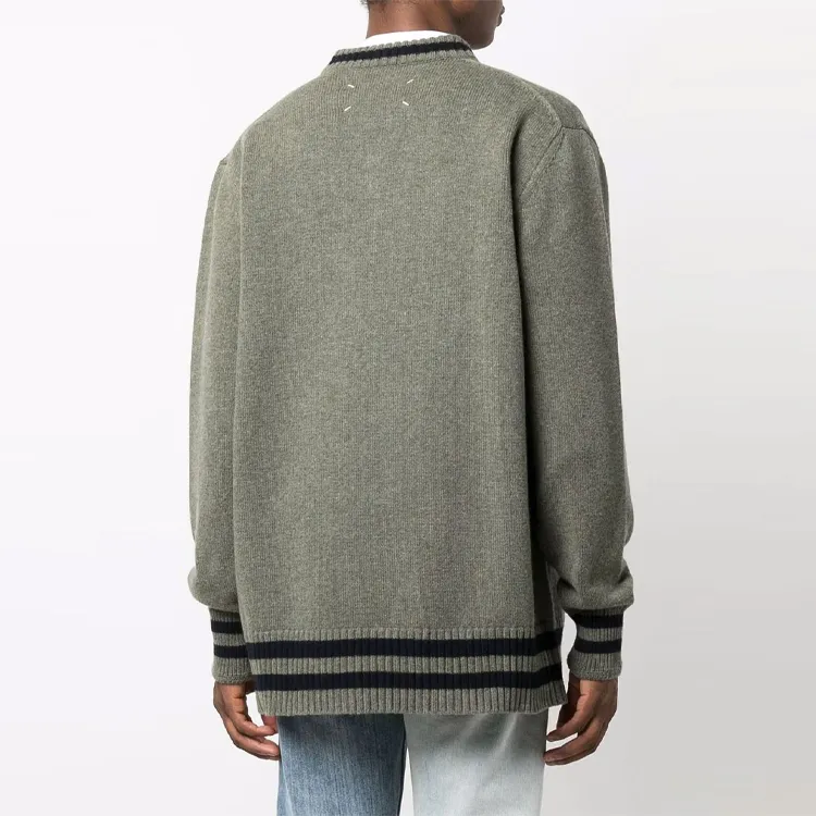 Maison Margiela Sweaters Men Army Green-2