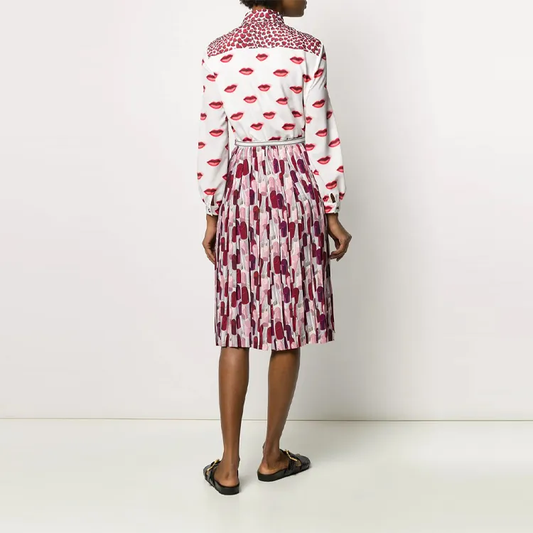 PRADA SS20 Long-Sleeved Dresses Women's Multicolor-3