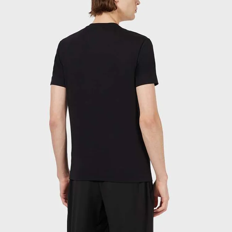 EMPORIO ARMANI T Shirts Men Black-3