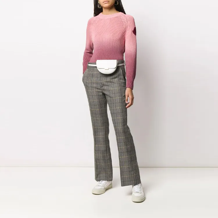 Moncler FW21 Slim Fit Sweater Women's Pink-1