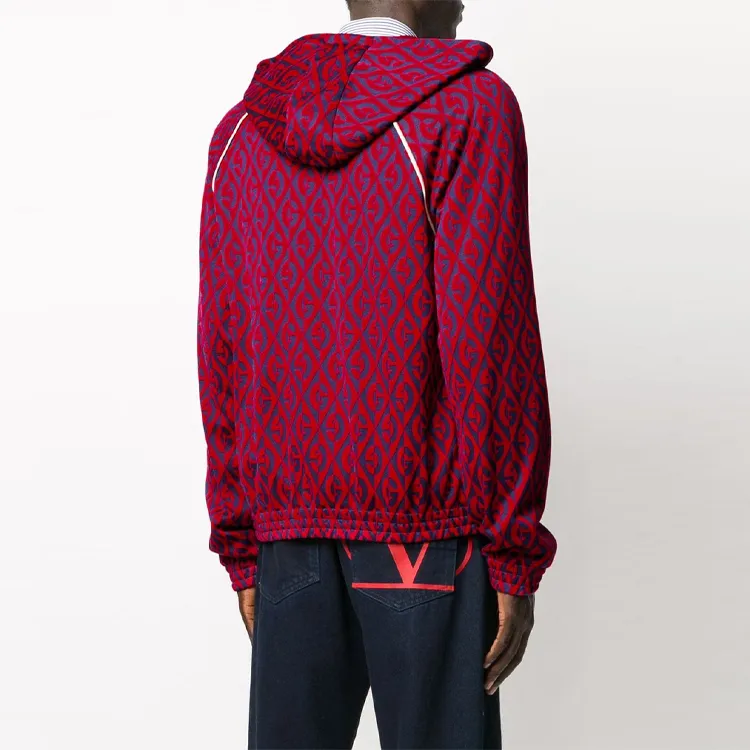 GUCCI G Rhombus Zipped Hoodie-3