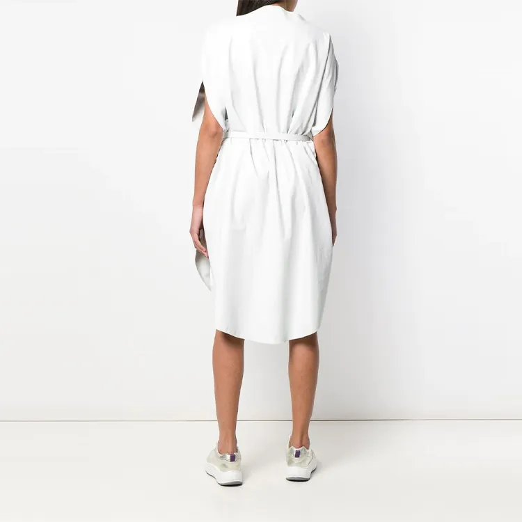 MM6 Maison Margiela Short-Sleeved Dresses Women's White-2
