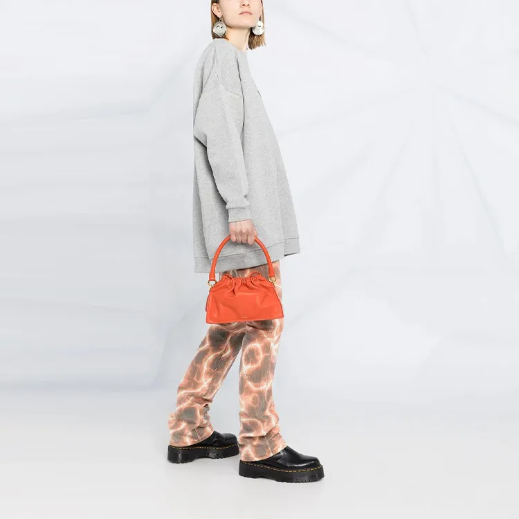 GANNI Software Isoli Drop Shoulder Sweatshirt 'Paloma Melange'-3