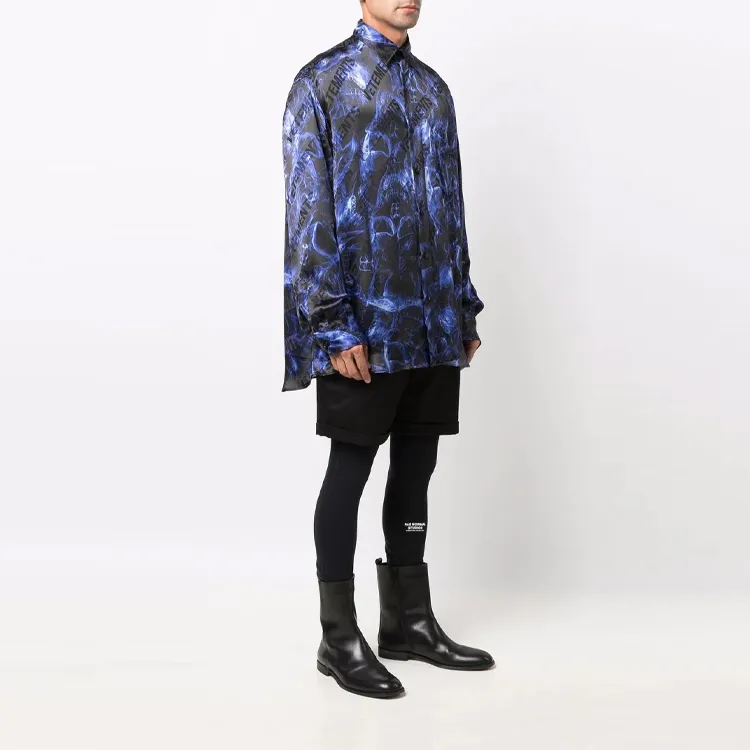 Vetements Shirts Unisex Blue-4