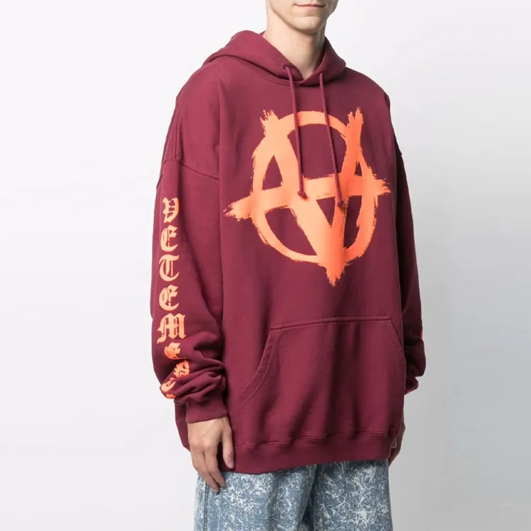 Vetements Double Anarchy Logo Hoodie-3