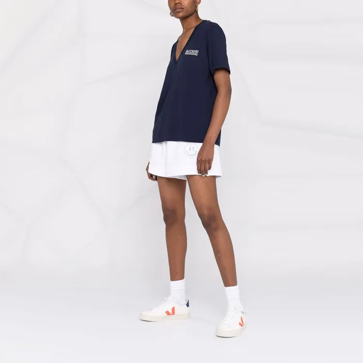 GANNI T-Shirts Women's Blue-3