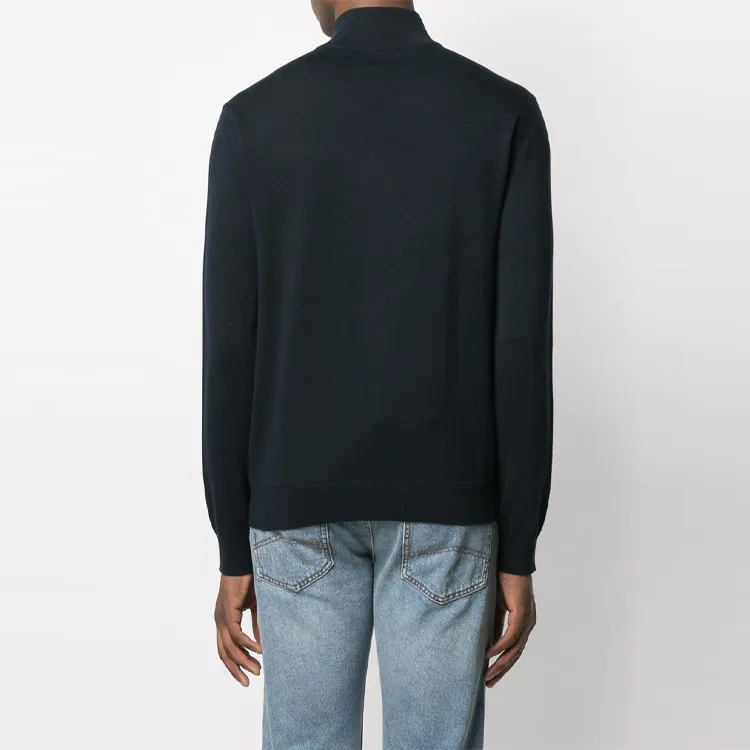 ARMANI EXCHANGE Long Sleeved Zip Up Knitted Jacket-2