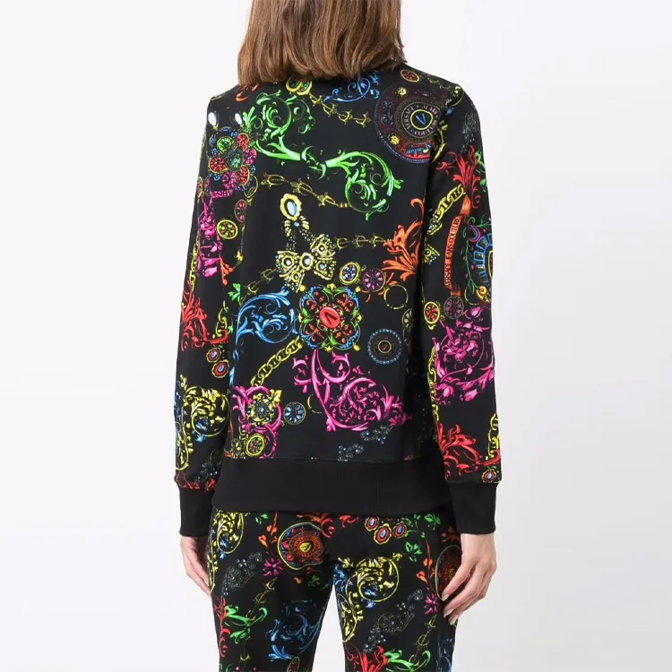 VERSACE JEANS COUTURE Sweatshirts Women's Black-3