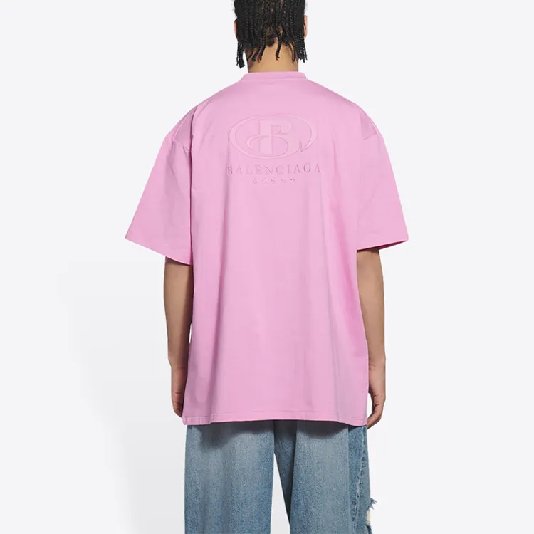 Balenciaga Regular T Shirt Women's Pink-5