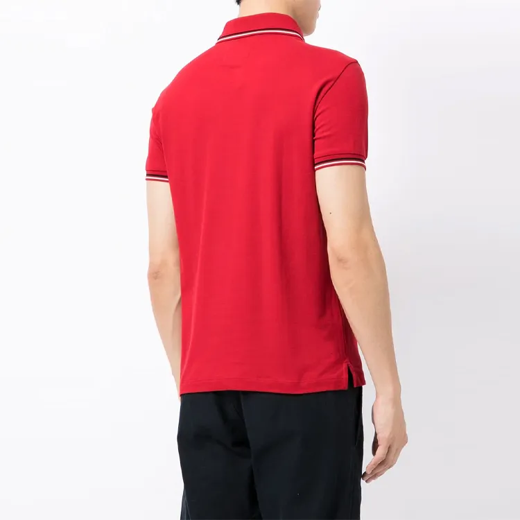 EMPORIO ARMANI Embroidered Logo Polo Shirt-3