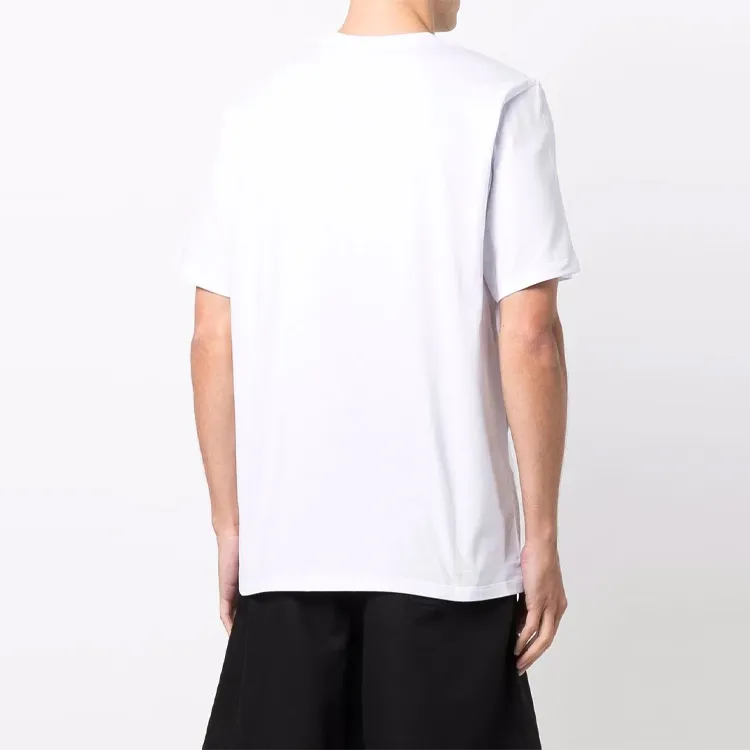 MSGM Logo print Cotton T shirt-2