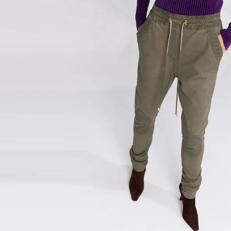 BALMAIN Ankle zip Track Pants-1