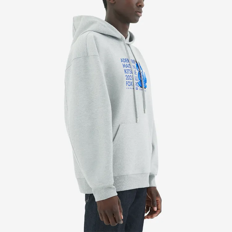 Ader Error X Maison Kitsune Sweatshirts Men Gray-7