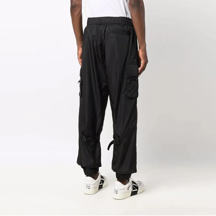Valentino Cargo Pants Men Black-2