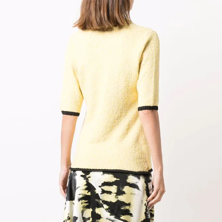 GANNI FW21 Slim Fit Knitwear Women's Yellow-2