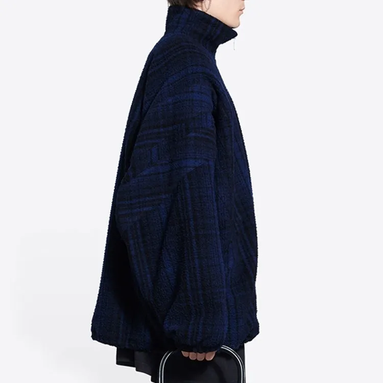 Balenciaga Sporty B SS22 Jackets Coats Loose Fit Style Men's Blue-5