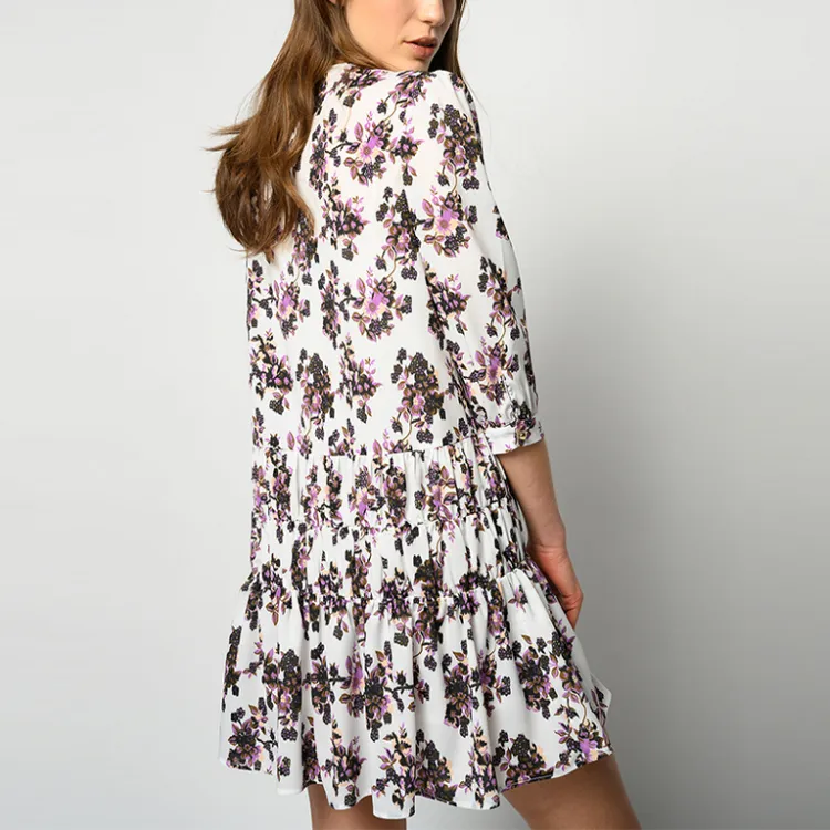 PINKO Long-Sleeved Dresses Women's White-4