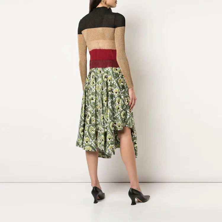 LOEWE Long Sleeved Dresses Women's Green-2