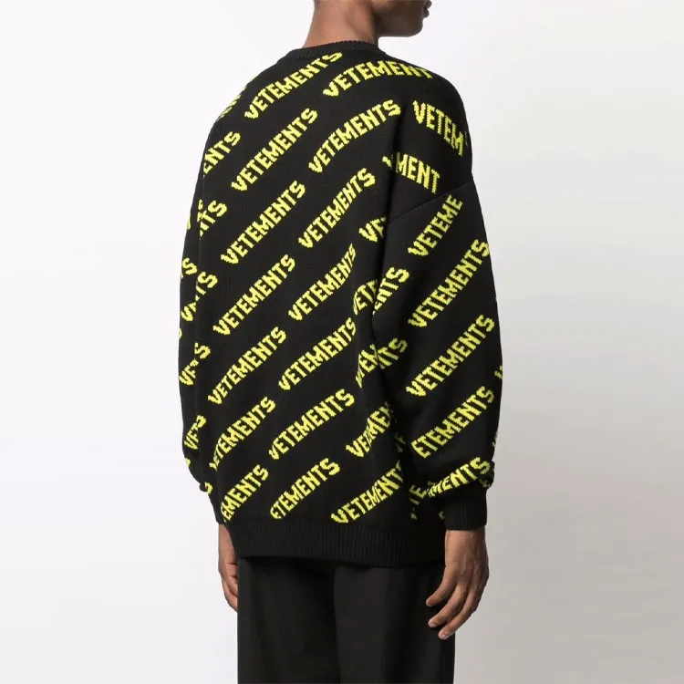 Vetements Monogram Knitted Sweater-3