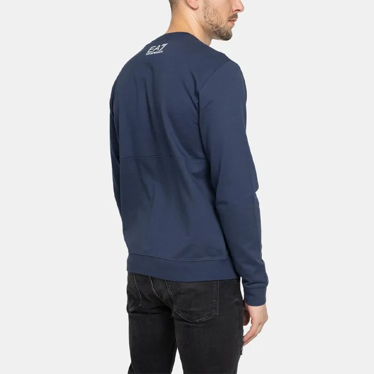 EMPORIO ARMANI EA7 Sweatshirts Men Navy Blue-4