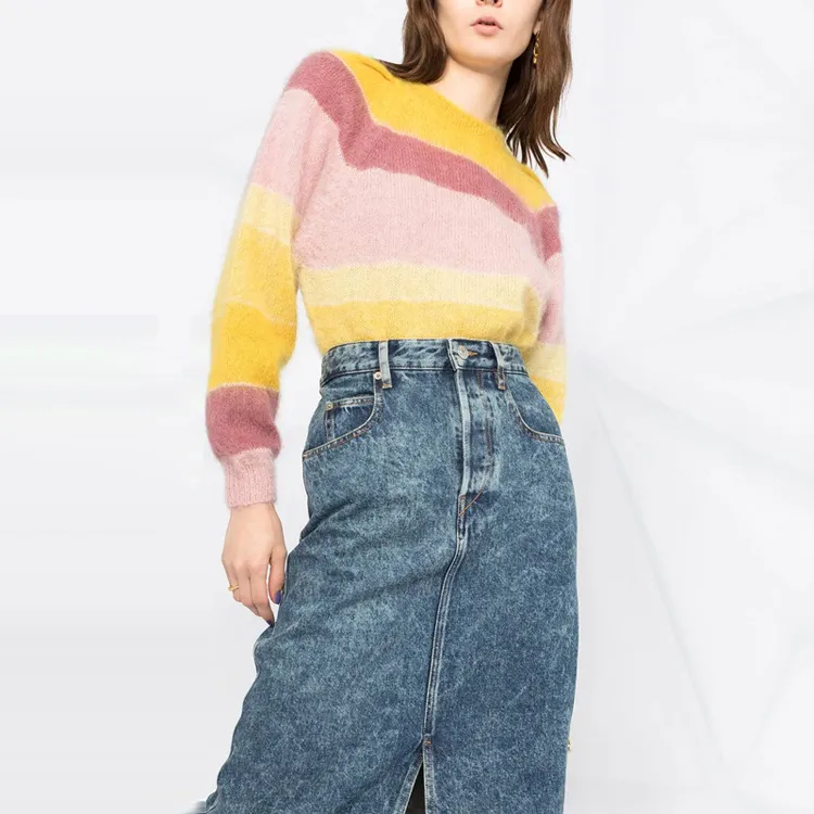 ISABEL MARANT SS21 Loose Fit Sweater Women's Yellow-3