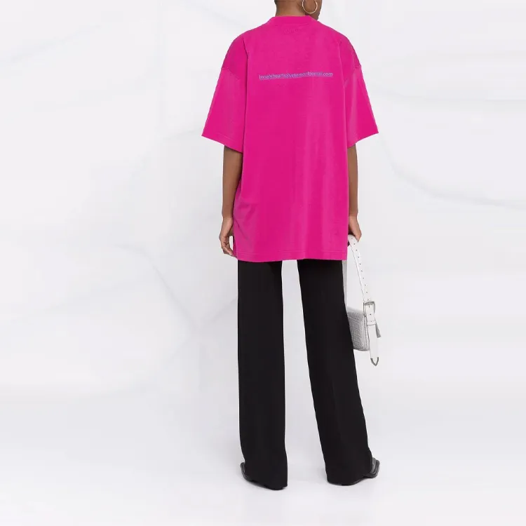 Vetements T Shirts Women's Pink-2