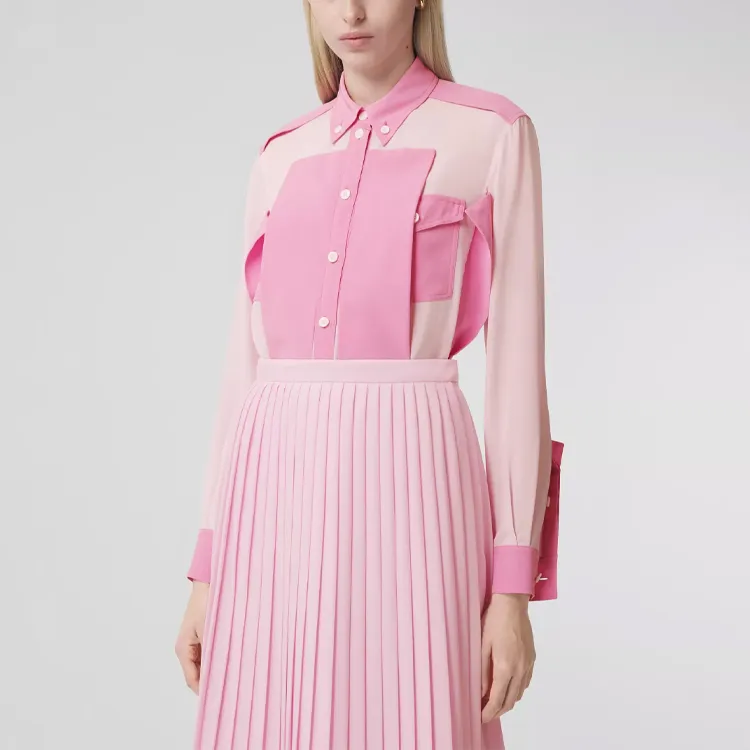 Burberry Shirts Women's Pink-3
