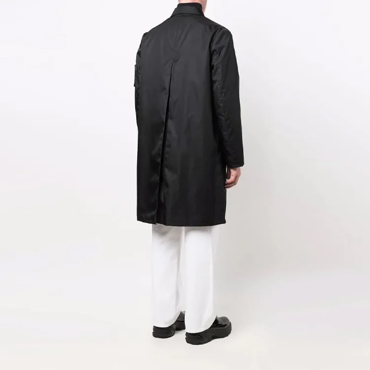 PRADA FW21 Trench Coat Men's Black-2