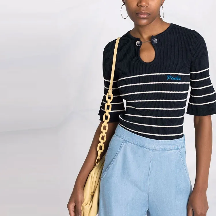 PINKO Slim Fit Sweater Women's Blue-4
