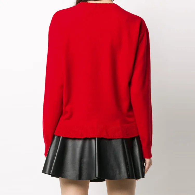 VERSACE Knit Sweater 'Red'-2
