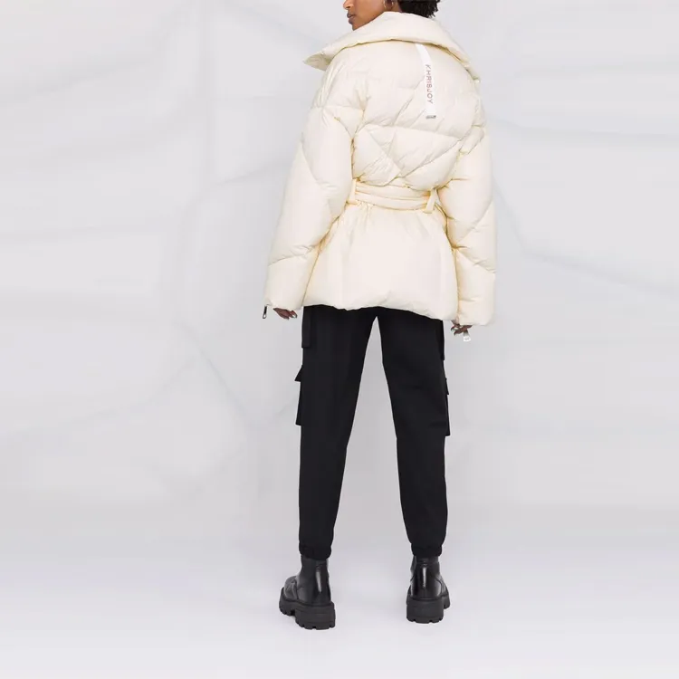 KHRISJOY New Iconic Belted Puffer Jacket-4